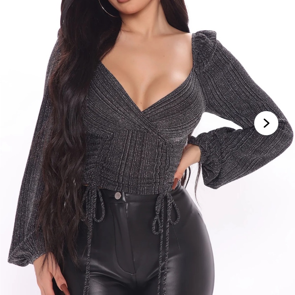 Fashion Nova Black Chic Blouse